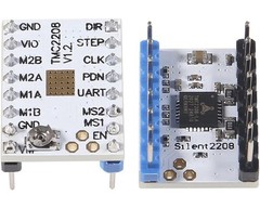 TMC2208 V1.2 Stepper Driver – 5 Pack – Potentiometer Adjustable On-Top