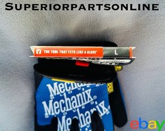 *NEW* Mechanix Wear MG-03-010 LARGE Original BLUE Mechanics Work Gloves