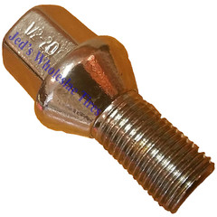 sixteen 1/2×20 CHROME LUG STUDs fits many types of farm equipment wagon trailer