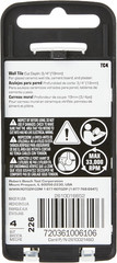 TC4 1/8-Inch Tile-Cutting Carbide Zip Bits, 4-Pack, Silver