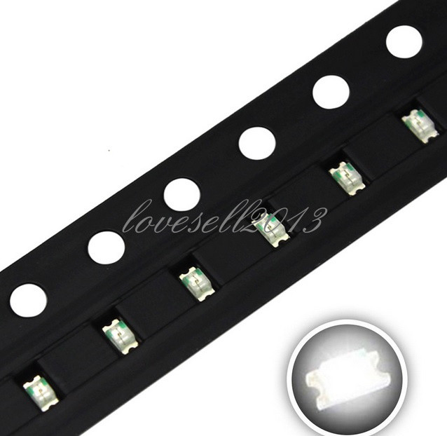 NEW 1206 SMD SMT LED Red Green Blue Yellow White 5Colours Light Super Bright LED