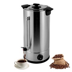 Commercial Stainless Steel 25L/6.6gal Coffee Urn Home Coffee Maker Hot Water Urn