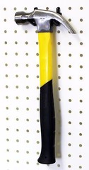 100 Black L Peg Hooks – Lock to Pegboard – Tool Storage – Garage Wall organizer