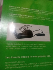 9.5×11″ Continuous Feed Computer Paper for Dot Matrix Rediform 06591 20lb 250sht