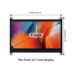 7 Inch Monitor Touch Screen for Raspberry Pi 1024X600 IPS FHD LCD Display USB…