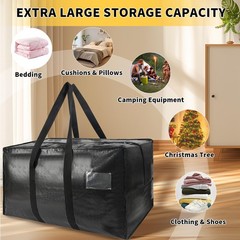 Heavy Duty Extra Large Jumbo Packing Bags, 176 Gallon Huge Storage Bags with …