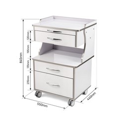 TJ Dental Unit Chair Computer Control /Mobile Medical Cabinet Cart with Drawer
