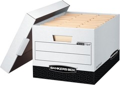 Portable Heavy Duty R-Kive File Boxes – Snug-Fit Lift-Off Lid for Secure Storage