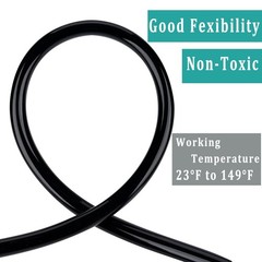 Flexible Vinyl Tubing 5/8” ID × 4/5” OD – 50ft Hose for Water, Air, Oil Transfer