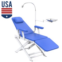 Dental Chair Unit Computer Controlled +Stool FDA/Portable Folding Chair Turbine