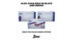 1st Choice 3 Mil Indigo Blue Nitrile Disposable Exam Gloves Medium,