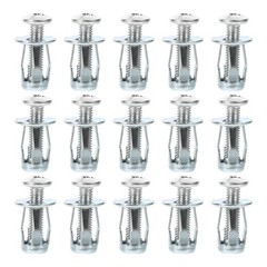25 Sets Hollow Wall Anchor Screw Fastener Anchors Expandable Bolt Inserts
