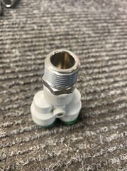 Lot of 10 NUMATICS 3/8″ Tube Union Y Fittings 3/8″ NPT Thread
