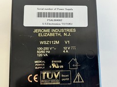 QQ13: Jerome Industries Medical WSZ112M Power Supply