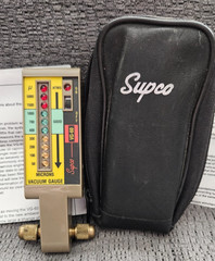 Supco VG-60 Hand Held Vacuum Indicator Gauge With Case – Tested
