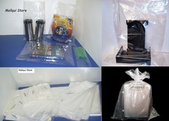 100 Clear 18 x 24 Poly Bags ULINE Best 1 MIL Thick Quality Flat Open Top bags