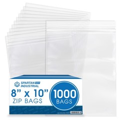 Spartan Industrial – 8” X 10” (1000 Count) Quart Clear 8″ X 10″,