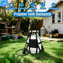 Siruiton Propane Tank Backpack Heavy Duty 600D Oxford Fabric Cylinders Tank