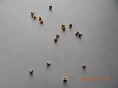 BRASS ROUND HEAD SLOTTED MACHINE SCREWS. 4/40 x 1/8″ 18 PCS. NEW