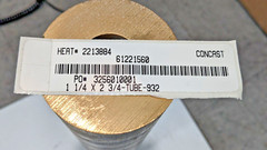 Bronze Round Tube Alloy 932 2-3/4″ OD X 1-1/4″ ID X 13″ OAL 61221560