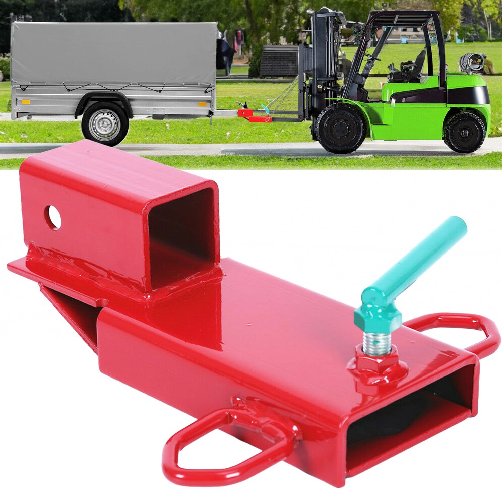 2″ Clamp On Forklift Hitch Receiver Pallet Fork Trailer Towing Adapter