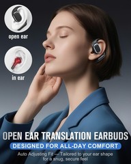 Translation Earbuds 6-in-1 Bluetooth 6.0 Real Time AI 42H Playtime Inglés