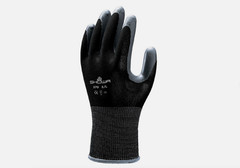 SHOWA ATLAS FIT 370 BLACK NITRILE GARDENING WORK GLOVES (SM, M, L, XL) 24 pair