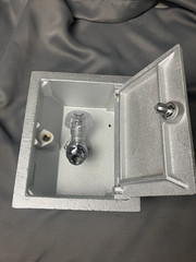 Woodford B24 3/4 Box Hydrant with Key, Anti Siphon Wall Faucet