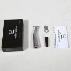 NSK Ti-MAX X95L Style Dental 1:5 LED Fiber Optic Contra Angle Handpiece Red Ring