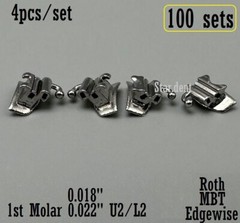 Dental Orthodontic Buccal Tubes Bracket Braces 1st Molar Roth MBT Edgewise U2/L2