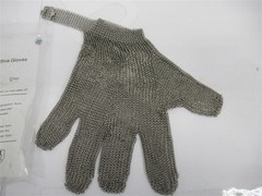Franklin , Stainless Steel Reversible Chain Mail Protective Glove , Medium