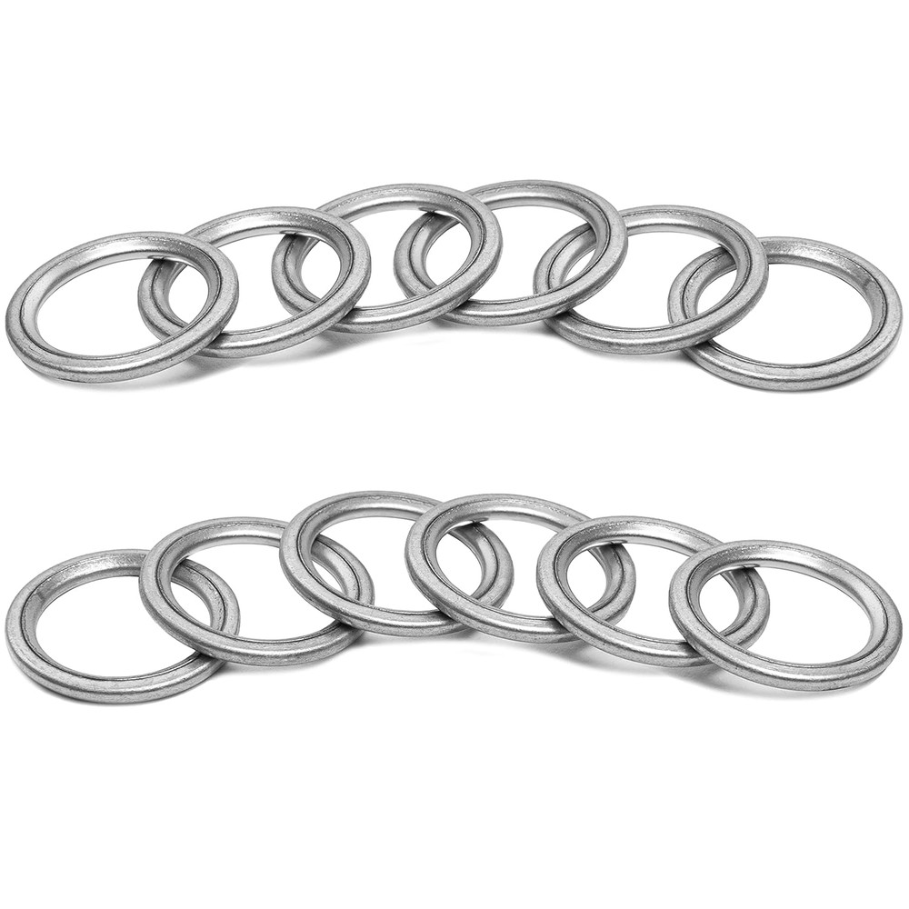 14mm Oil Drain Plug Crush Washer Gaskets Compatible with Audi & VW Part# N013…