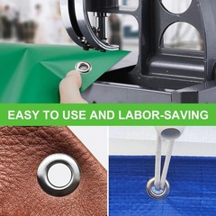 Heavy Duty Semi-automatic Hand Press Grommet Machine Commercial Eyelet 2000