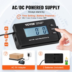 VEVOR 440 lbs x 1.7 oz Shipping Scale Digital Postal Scale AC/DC Package LCD
