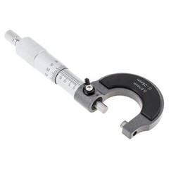 Industrial Grade Outside Micrometer, Measuring Range 0-25 mm Accuracy 0.01 mm