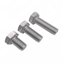 Fine Thread 304 Stainless Steel Hexagon Bolts Hex Head Screws M6 M8 M10 M12 M16