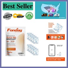 100 Pack Food Grade Silica Gel Desiccants – Moisture Absorbers for Safe Storage
