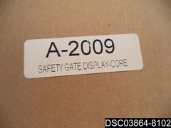 A-2009 Safety Gate Display-Core, 20-1/2″X10″X12″