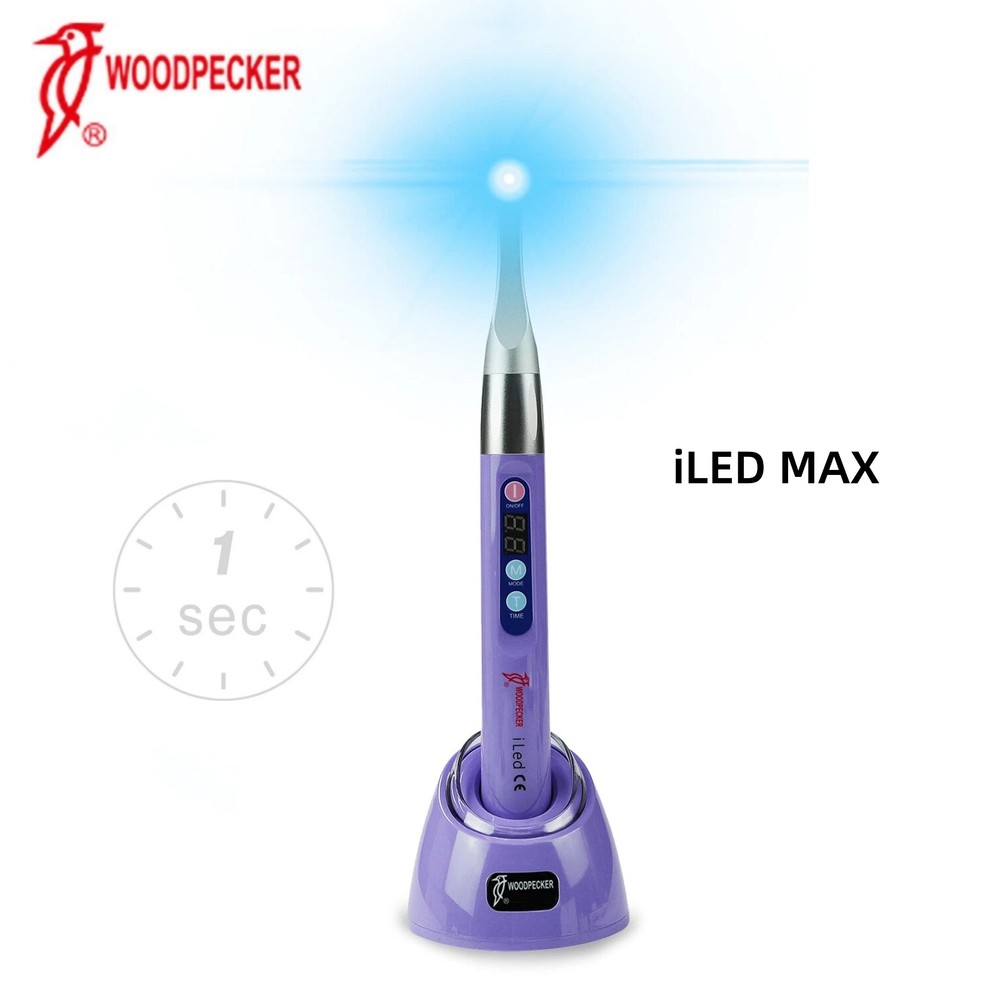 Woodpecker iLED Max Curing Light Metal Head Wide Spectrum 1 Sec Cure Lamp
