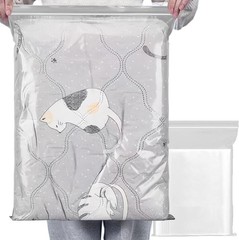 20 Pcs Clear Clothing Storage Bag Plastic Zipper Storage Bags 4 Gallon 16″ x …