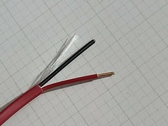 Carol E3502S 18/2C Solid Plenum Fire Alarm Security Wire Cable FPLP Red /100ft