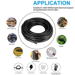 18 Gauge 6 Conductor Electrical Wire 25FT, UL 2464 18 AWG 6 Wire Cable Tinned…
