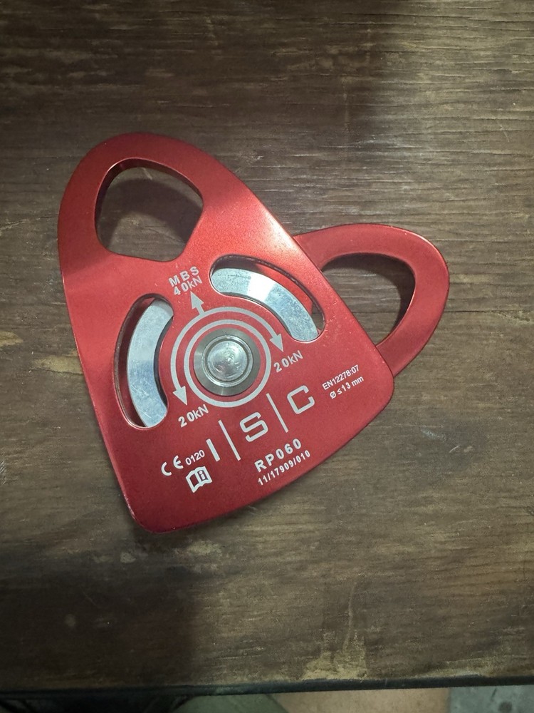 ISC RP060 Rescue Teach Stainless Steel Single Prussik Pulley Bushing