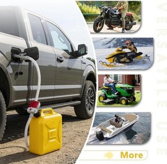 Automatic Fuel Transfer Pump with Auto-Stop, 3.8 Gallon per Min, 51” Extra L…