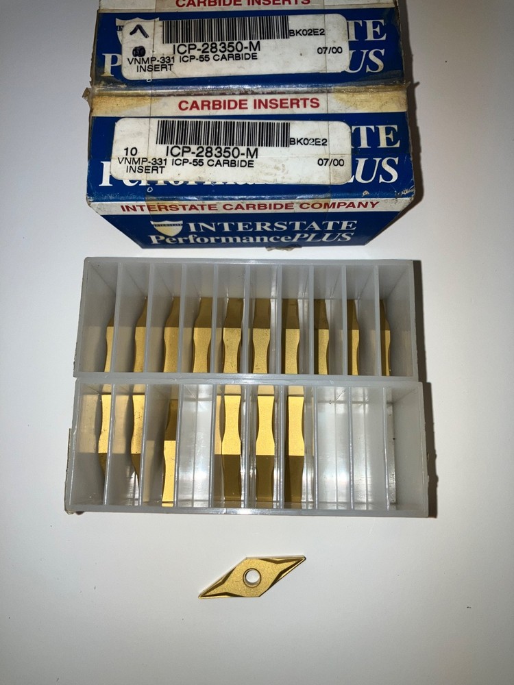 New Interstate Carbide Inserts. (VNMP-331 ICP-55) Lot of 17 pcs.