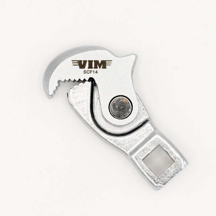 VIM Tools SCF14 0.25 in. Drive Spring-Loaded Crowfoot Wrench, Silver