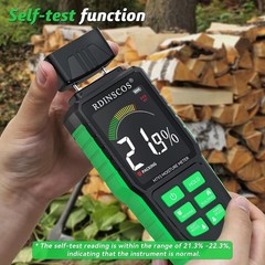 RDINSCOS Rechargeable Moisture Meter Digital Wood Moisture Detector [B61]