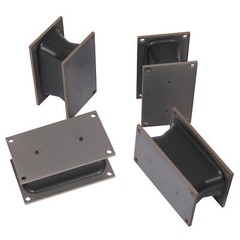 4PC Rubber Isolator Shock Mount For Stanley Bobcat Hydraulic Vibratory Compactor