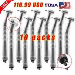 10 Pcs Seasky NSK PANA MAX Style Dental High Speed Turbine Handpiece Push 4Holes