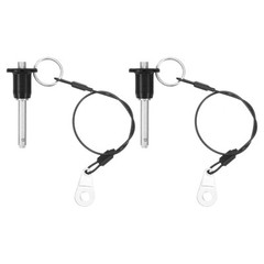 2Pcs Quick Release Pin, 1/4″x1-7/16″ 304 Stainless Steel Ball Locking Pin
